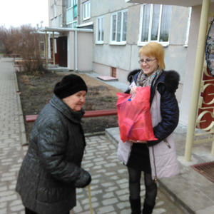 Поздравили с Новым годом