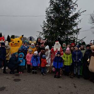 Торжественное открытие елки агрогородка